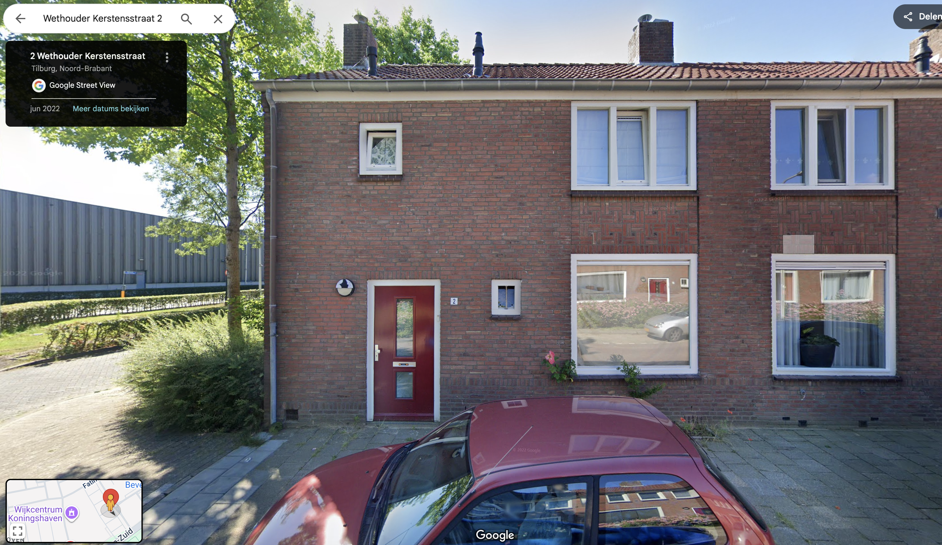 Wethouder Kerstensstraat 2, 5021 AD Tilburg, Nederland